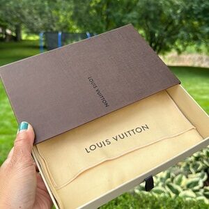 Louis Vuitton box and dust bag
